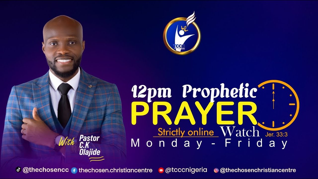 12PM PROPHETIC PRAYER WATCH
