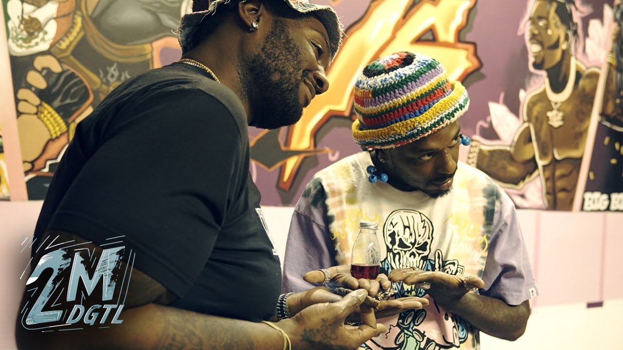 Peezy & Sauce Walka in the Studio/Vintage shop (Vlog) #freerio