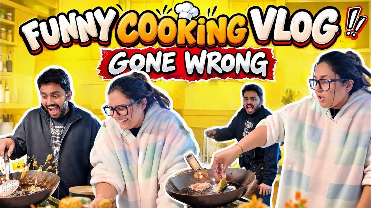 FUNNIEST COOKING VLOG 🤣 | SCARIEST COOKING 😱🤣 | NACH ❤️