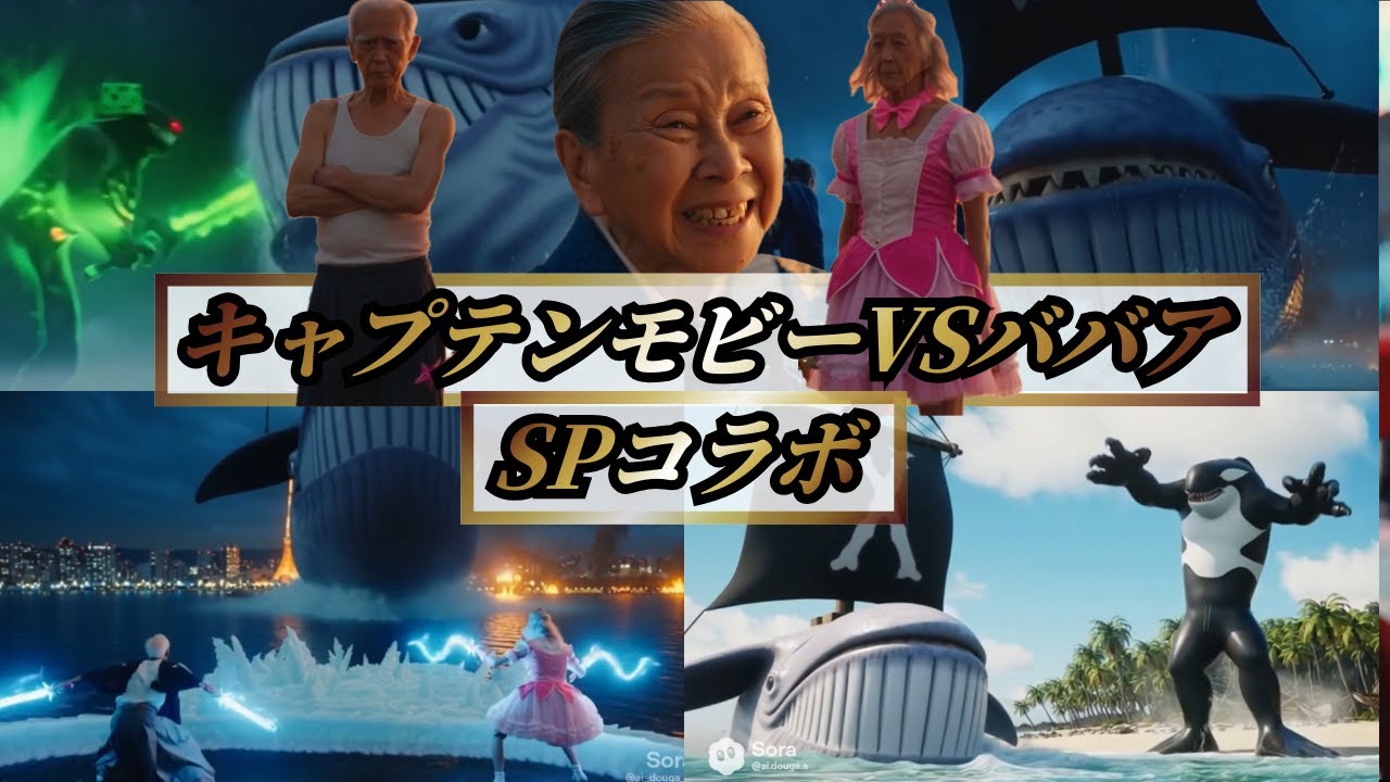 【スペシャルコラボ企画】キャプテンモビーVSババア＆ジジイ＆魔法少女ババア