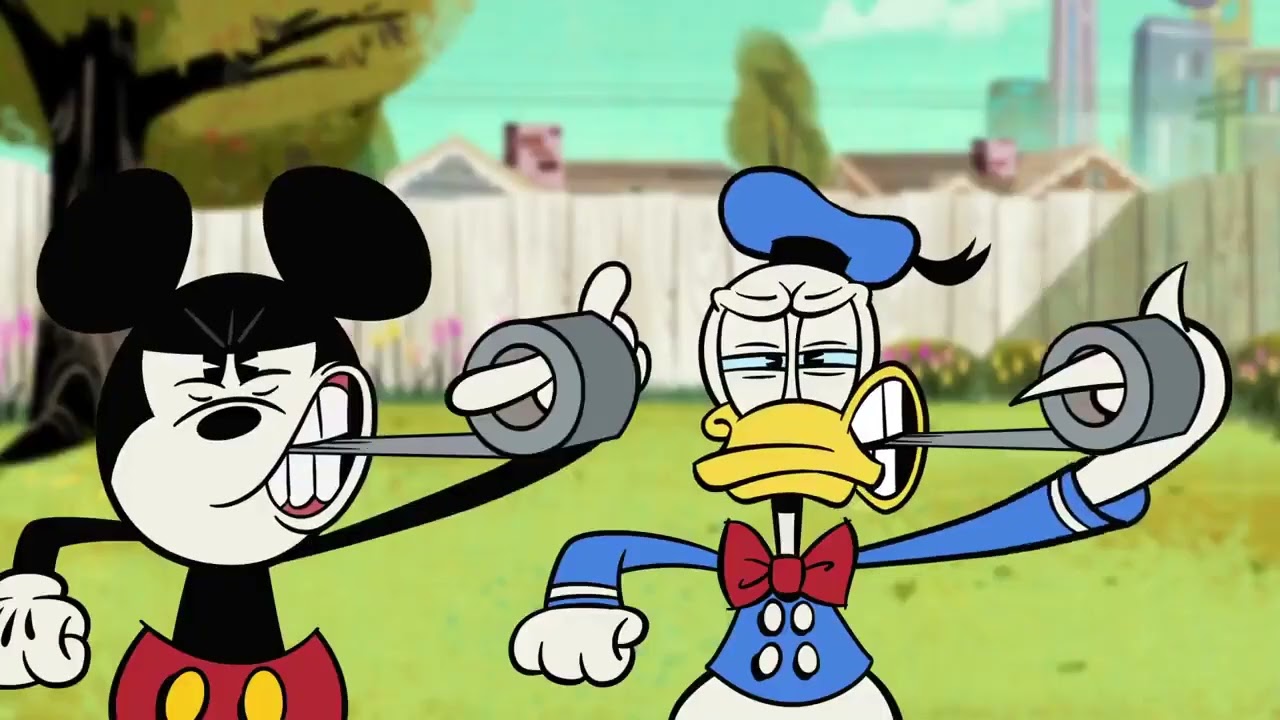 Gone To Pieces | A Mickey Mouse Cartoon | Disney Shorts In Speed 4x