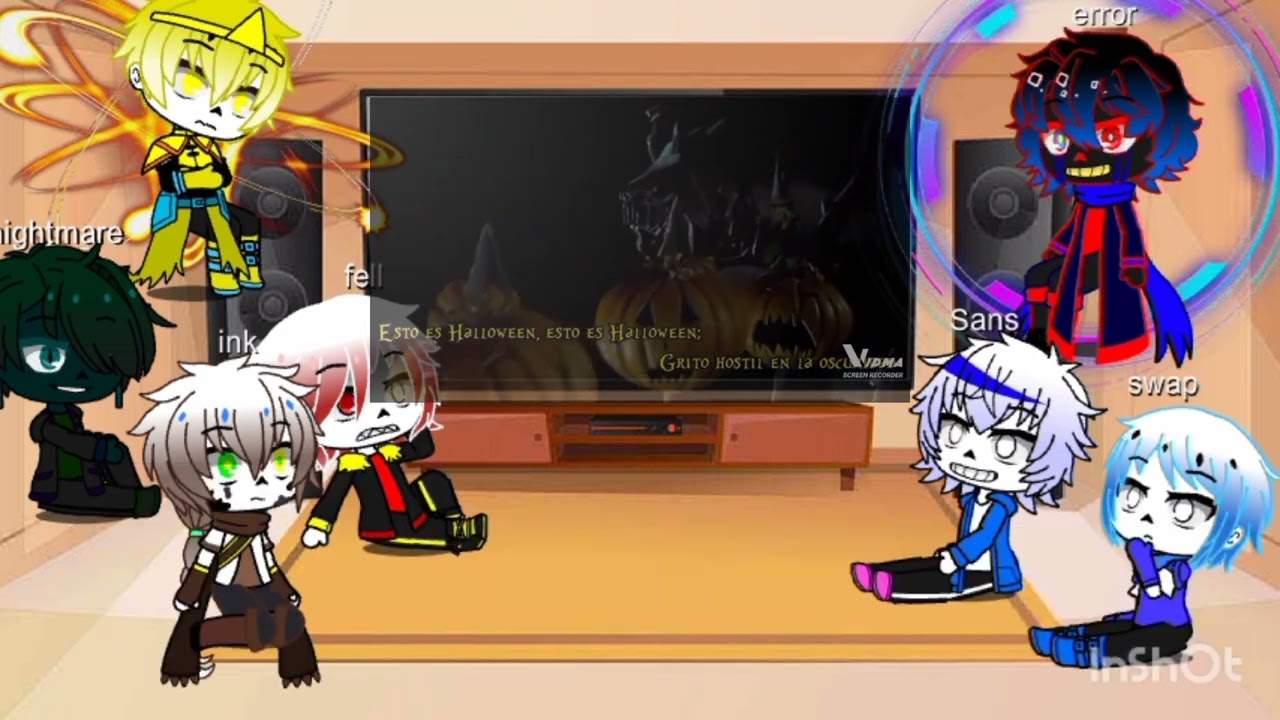 sans aus reaccionan a el extraño mundo de jack