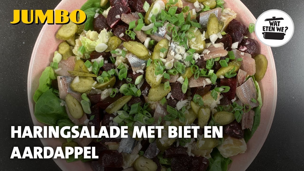 Wat eten we? Haringsalade met biet en aardappel
