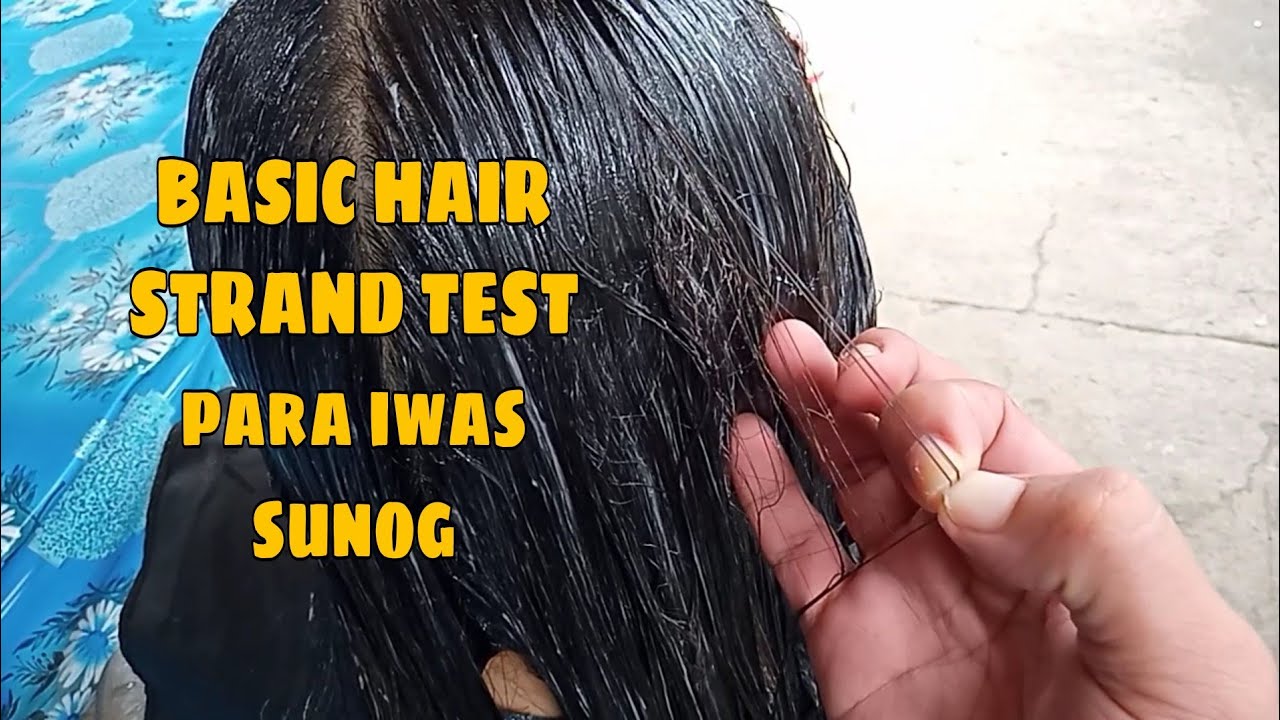 Paano ba mag hair strand test sa rebond