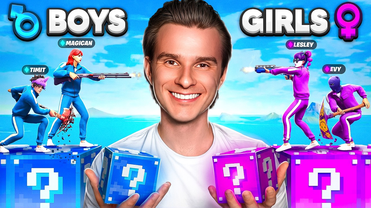 JUNGS VS M&Auml;DCHEN LUCKYBLOCK BATTLE