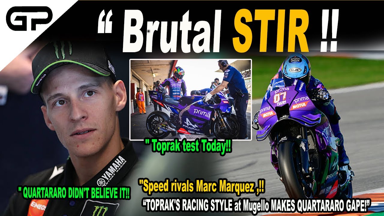 Everyone shock! It'IS NOT NORMAL!QUARTARARO WAS SHOCK TO SEE TOPRAK TAME A YAMAHA V4 ONDAY 2 MUGELLO