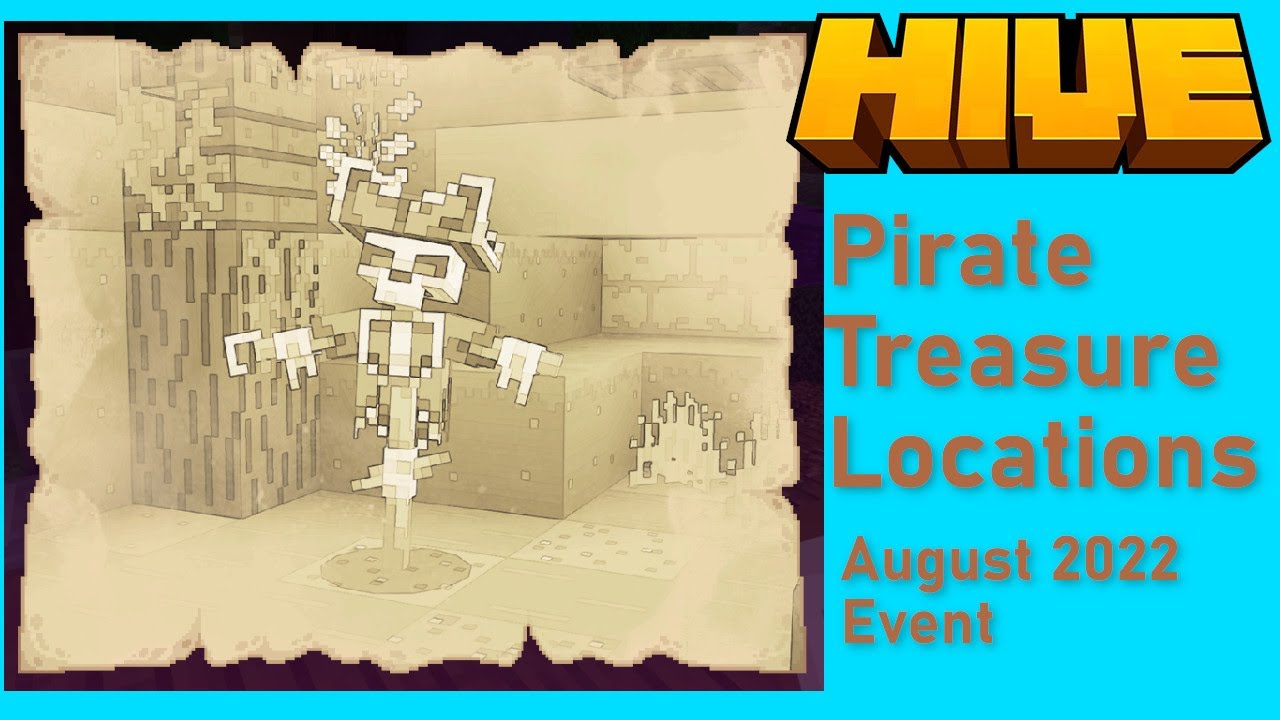 Pirate Map Locations - HIVE August Event