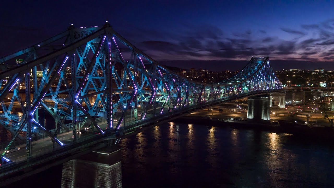 Moment Factory's Jacques Cartier Bridge Interactive Illumination in 2017