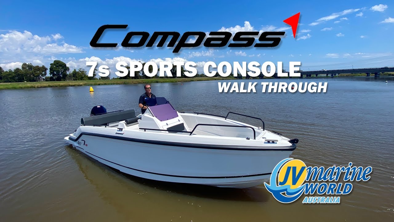 Compass 7s Sports Console Boat - Walk Through Video