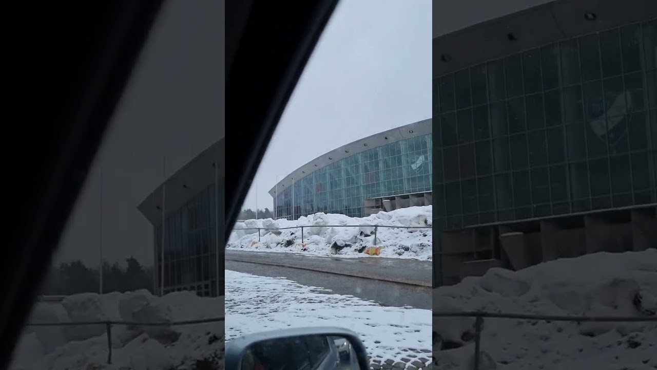Stadium BOLT ARENA Helsinki Snowy Yard 2023 || Winter In Helsinki This Year #winterwork