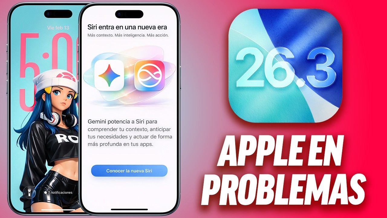 iOS 26.3 - ATRASADO el NUEVO SIRI?! Aple ESTÁ en Problemas!
