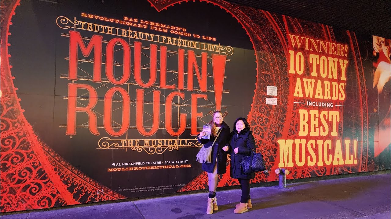 MOULIN ROUGE! The Musical at Al Hirschfeld Theatre, W 45th St., New York
