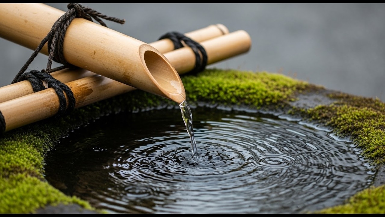 Calm Forest River Flowing with Beautiful Bird Songs, Relax and Soothe the body