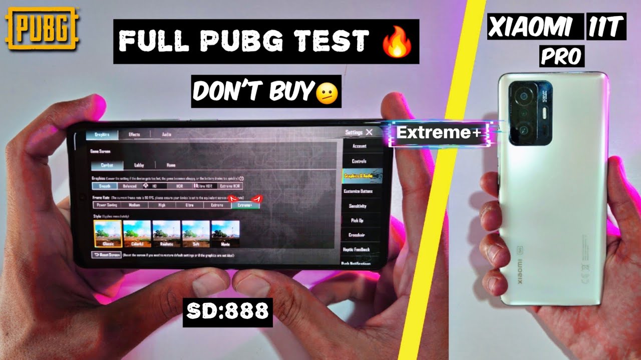 Xiaomi 11T Pro Pubg Test | Don't Buy 🫤