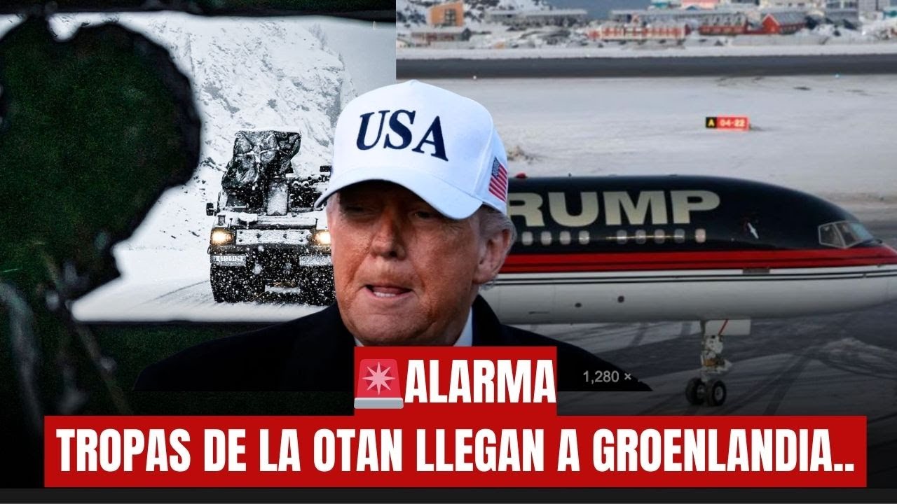 🚨ALARMA: TROPAS DE LA OTAN LLEGAN A GROENLANDIA..