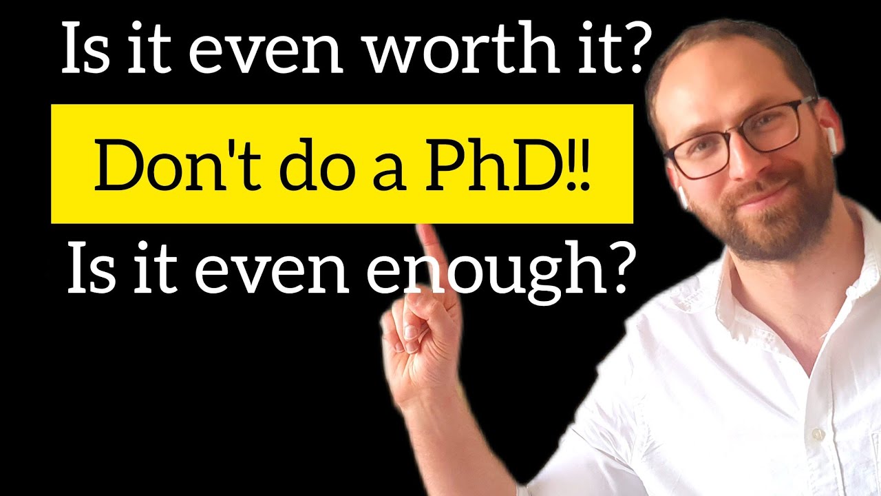 Why you shouldn't do a PhD! 5 years after graduation. Honest reflection. Should you do a PhD?