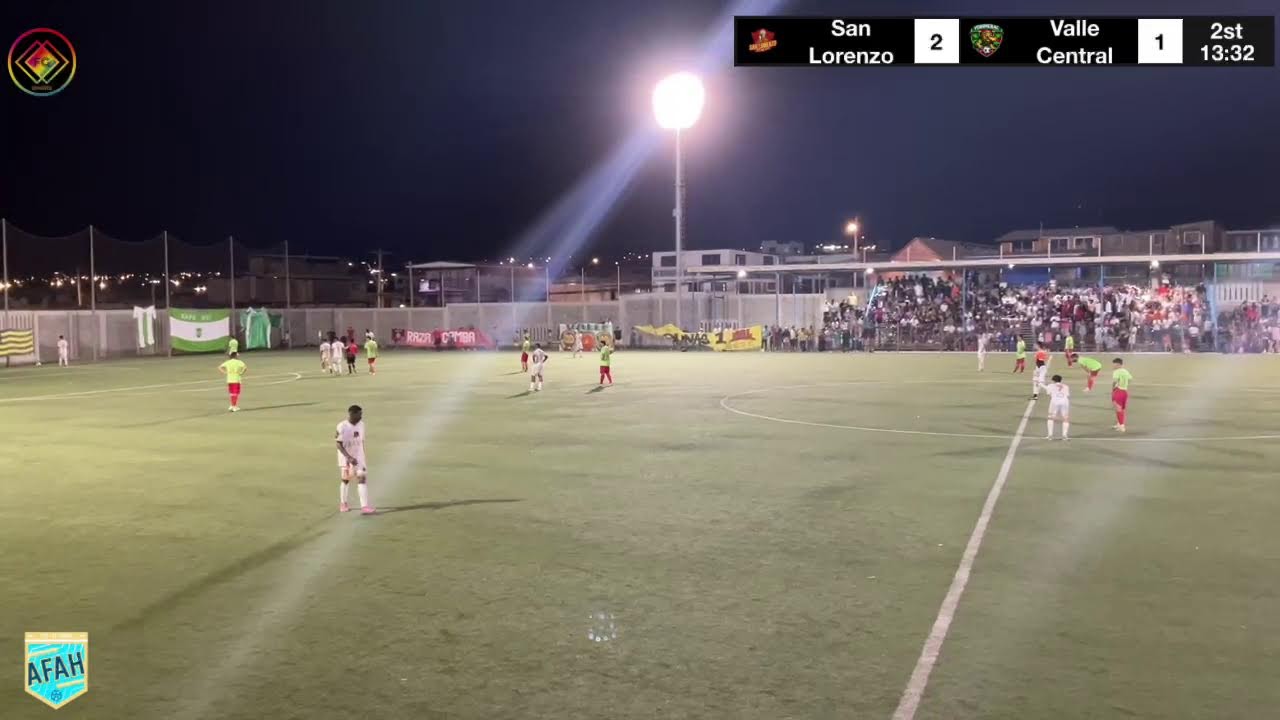San Lorenzo vs Valle Central