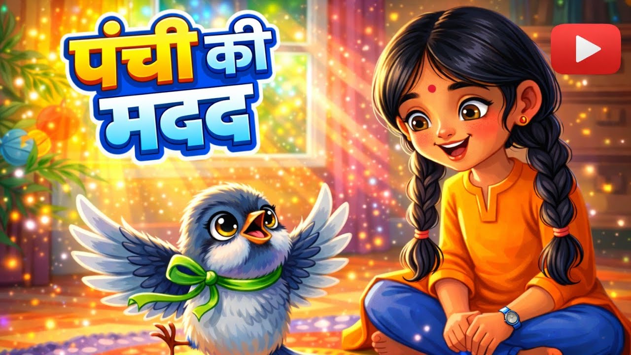 नन्ही चिड़िया की मदद | Kids Bird Story | Birds Freedom | Bird Lover | Bedtime Story in Cartoon 