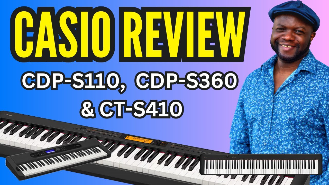 Хороши ли клавиатуры CASIO? Демонстрация CDP-S110, CDP-S360 и CT-S410
