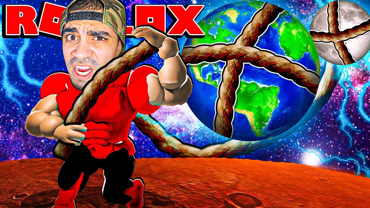 صرت اقوى شخص بالعالم - قوتي 99999999 في روبلوكس 😍 - Roblox