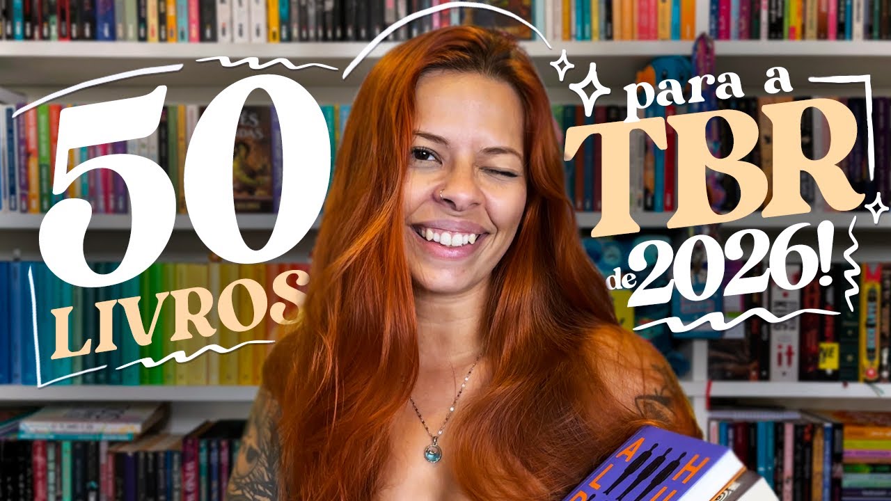 50 livros que quero ler em 2026! TBR do ano ✨📚