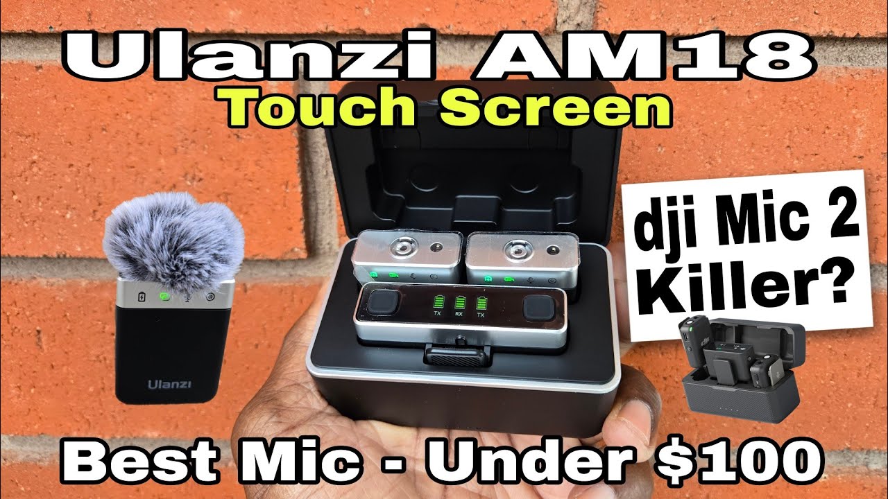 Ulanzi AM18 Wireless Mic (Best Microphone Under $100) dji Mic 2 killer?