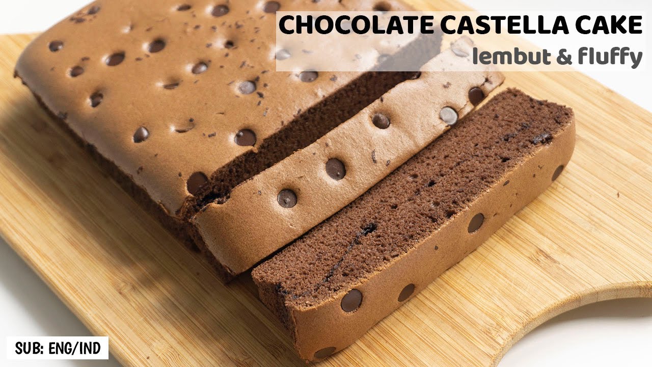 HOW TO MAKE CHOCOLATE CASTELLA CAKE | COTTON CHOCOLATE CAKE