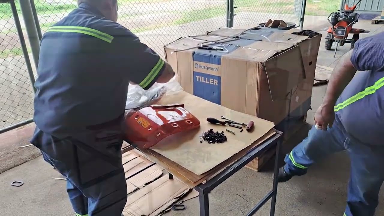 Cómo armar el motocultor Husqvarna TF545DE