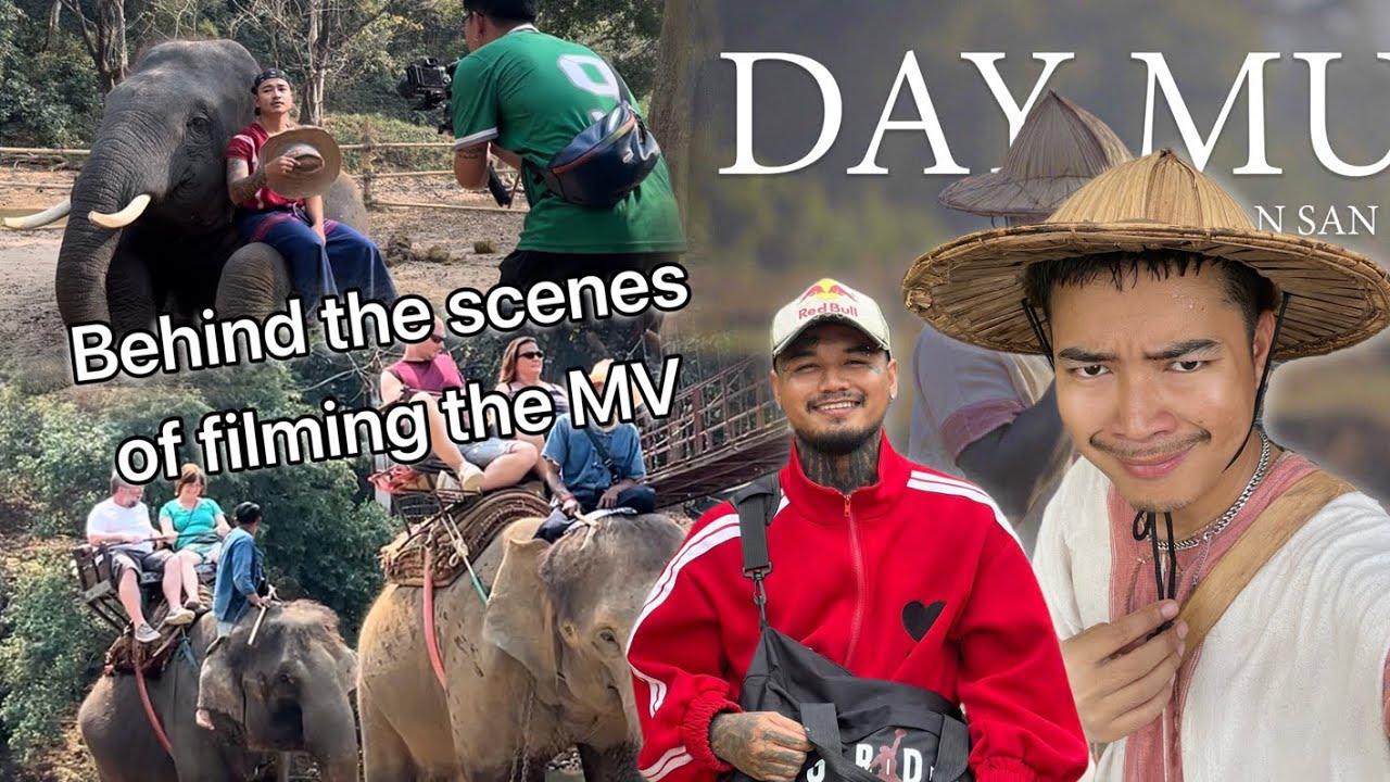 Behind the scenes of filming the MV 