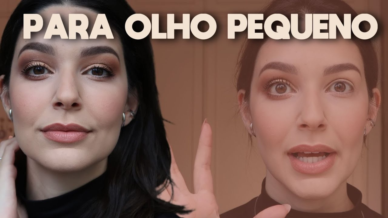 MAQUIAGEM PARA AUMENTAR OS OLHOS (PÁLPEBRA PEQUENA) - Laura Kuczynski