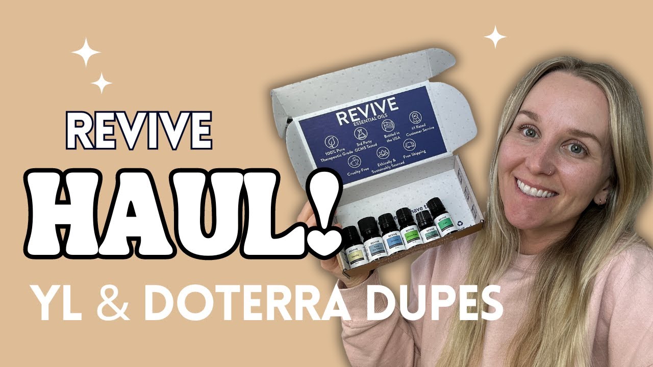 revive essential oils haul - Young Living and Doterra Dupes