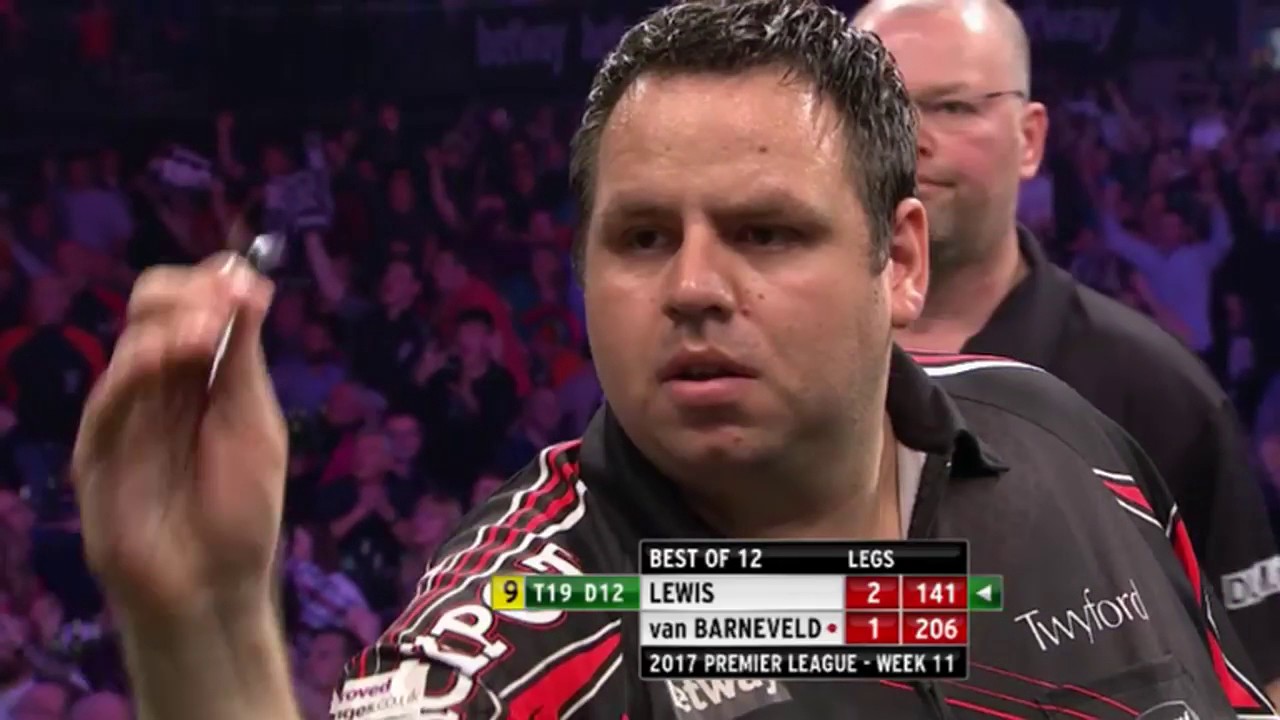 NINE-DARTER! Adrian Lewis v Raymond van Barneveld - Liverpool Premier League 2017