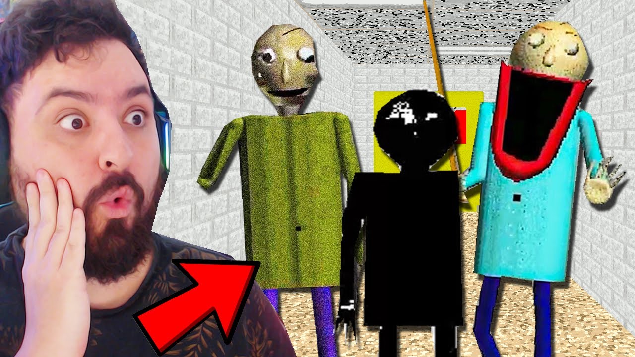 EU BAIXEI 3 VERSÕES ERRADAS do PROFESSOR BALDI'S BASICS...É as mais assustadoras que JÁ JOGUEI!