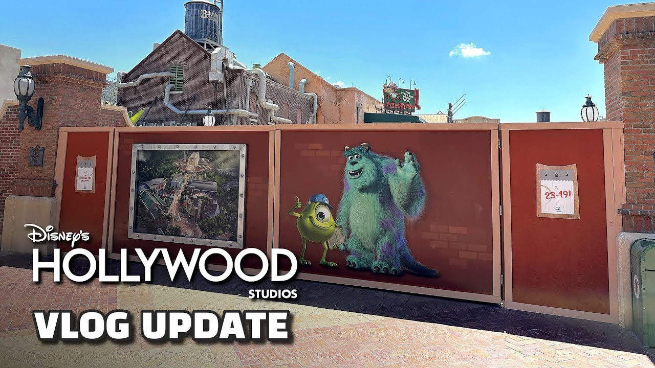 Monsters Inc Vlog Update: Work Walls, Demolition, and Animation Courtyard - August 2025