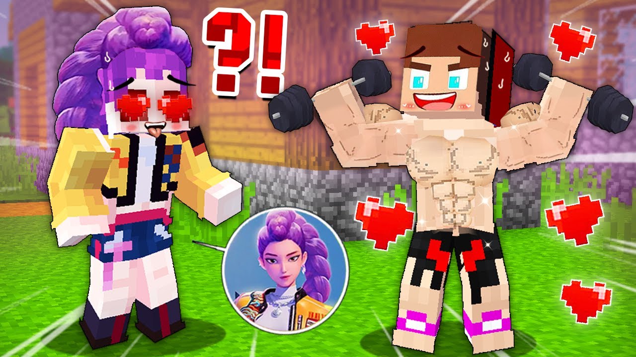 MAIZEN: JJ MUSCLE и RUMI влюбляются в KPOP DEMON HUNTERS!? - Minecraft Animation JJ & Mikey