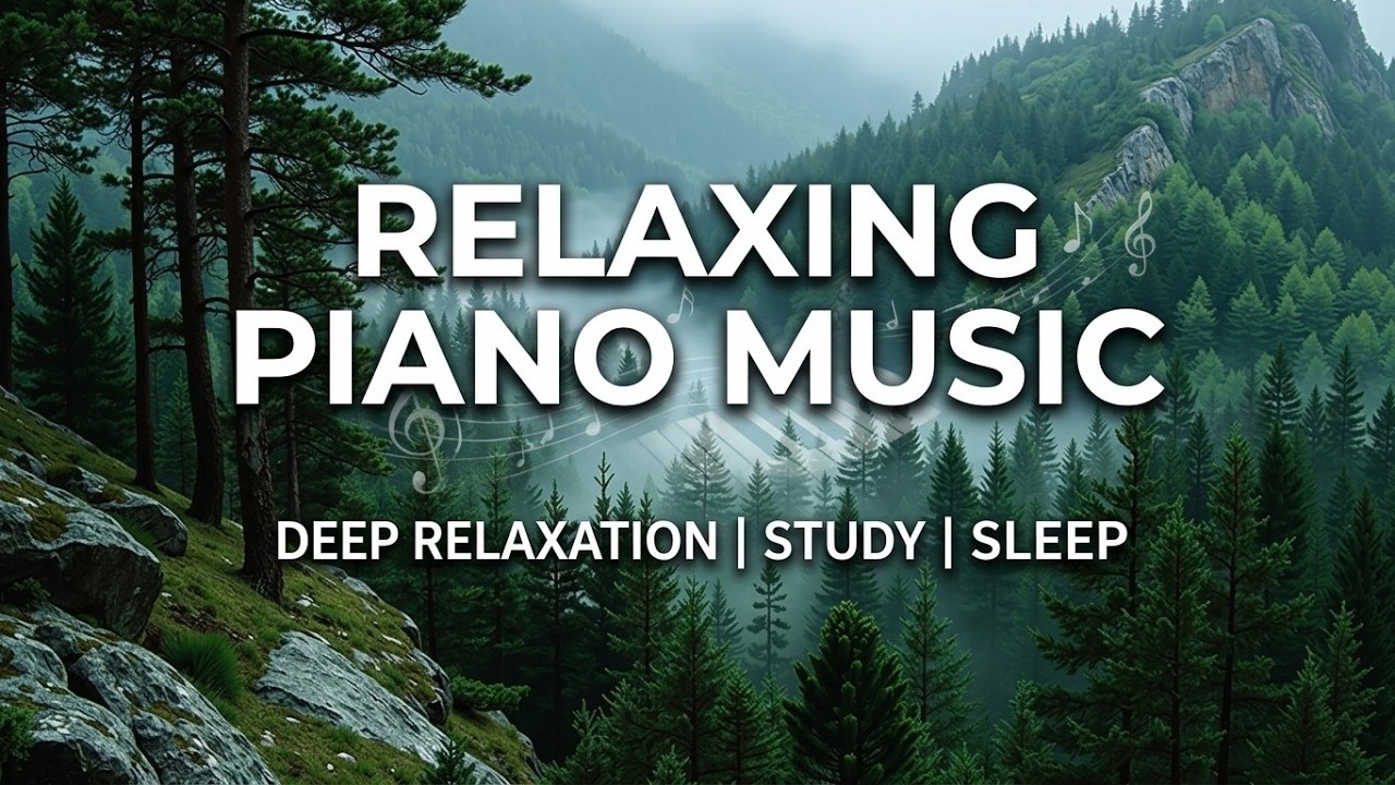 Расслабляющая музыка на пианино для сна и отдыха - Мягкое пианино