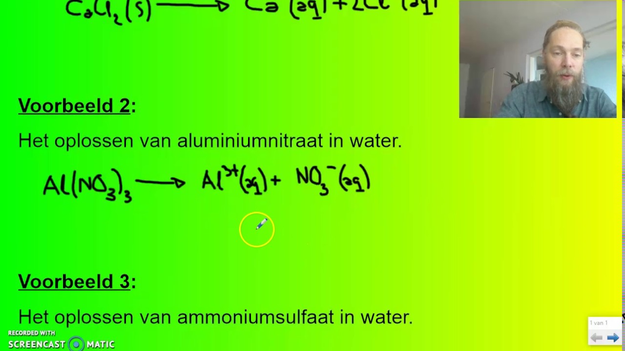 Filmpje 11: Het oplossen van zouten in water