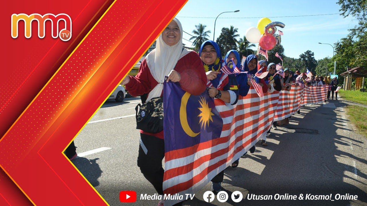 Jalur Gemilang 23 meter meriahkan perarakan merdeka SK Senaling