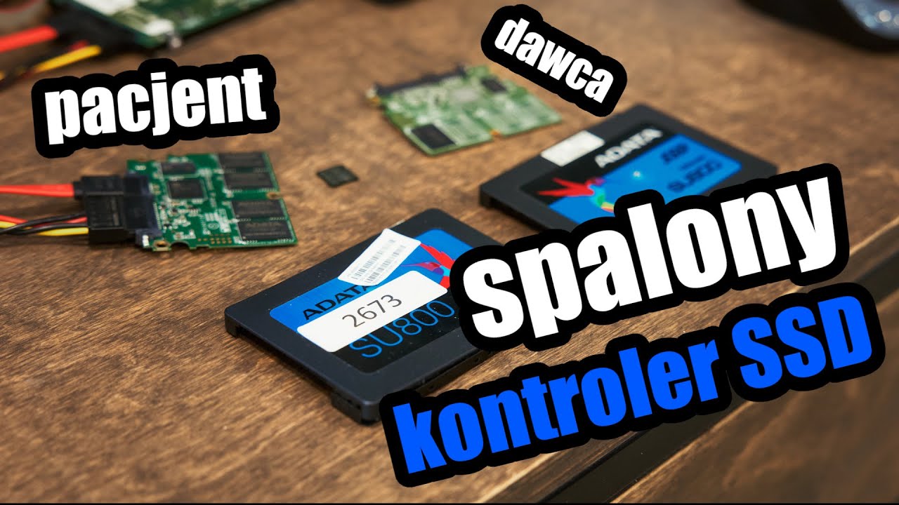 Odzyskiwanie danych z dysku SSD ADATA SU800 · uszkodzenie kontrolera SM2258H
