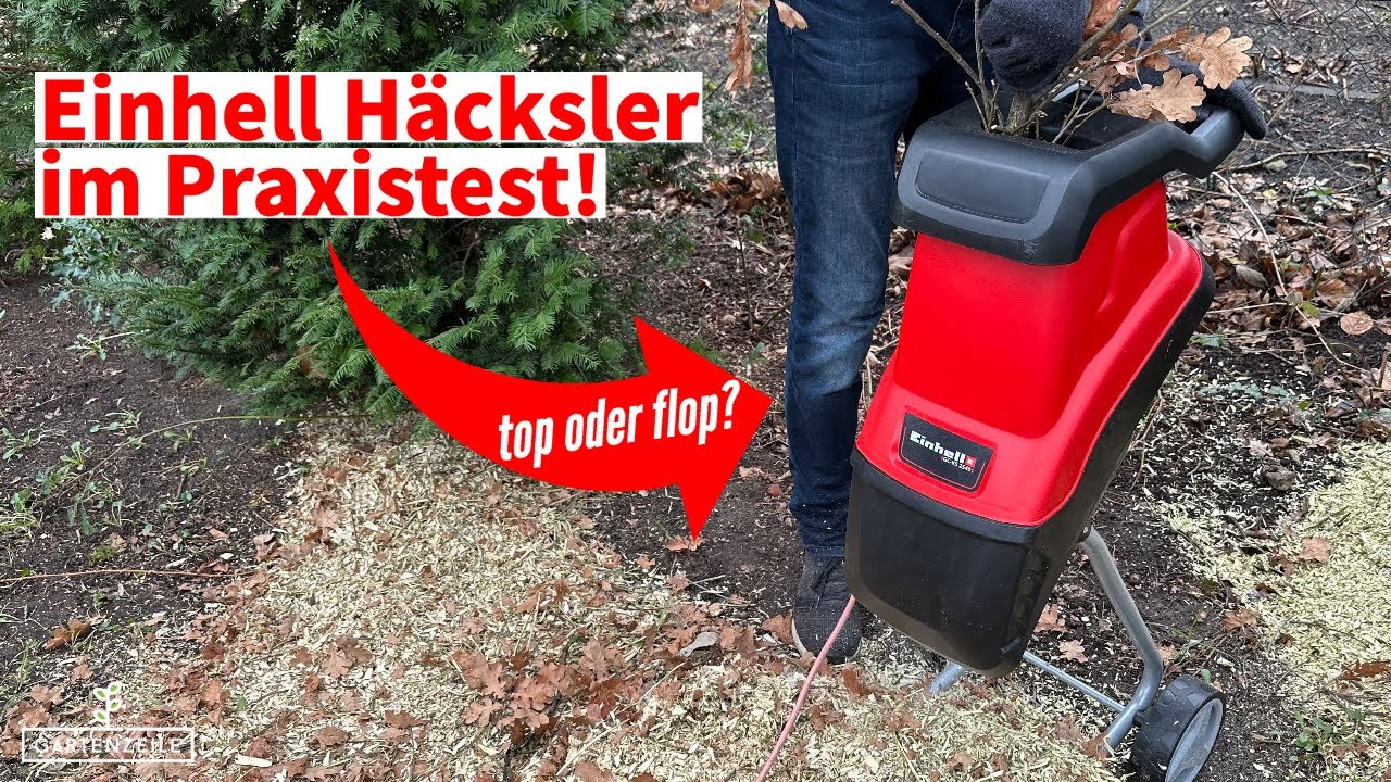 Einhell Gartenhäcksler GC-KS 2540 im Test - Wir bringen den Elektro-Messerhäcksler an seine Grenzen