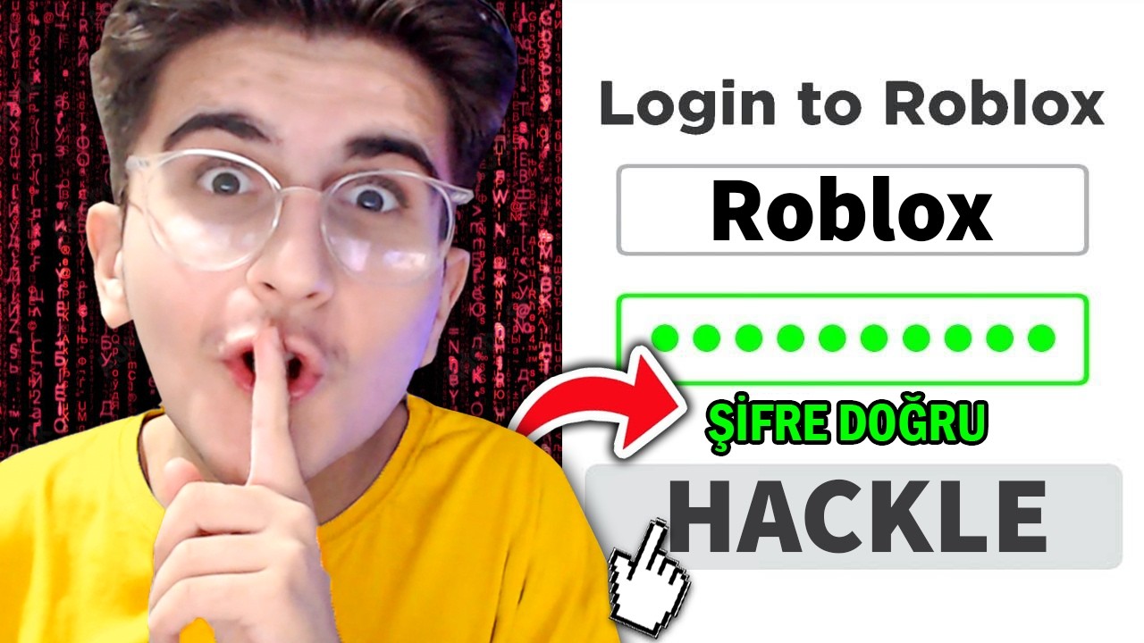 ROBLOX KURUCU ŞİFRESİNİ HACKLEDİM..  *Yalan Değil*