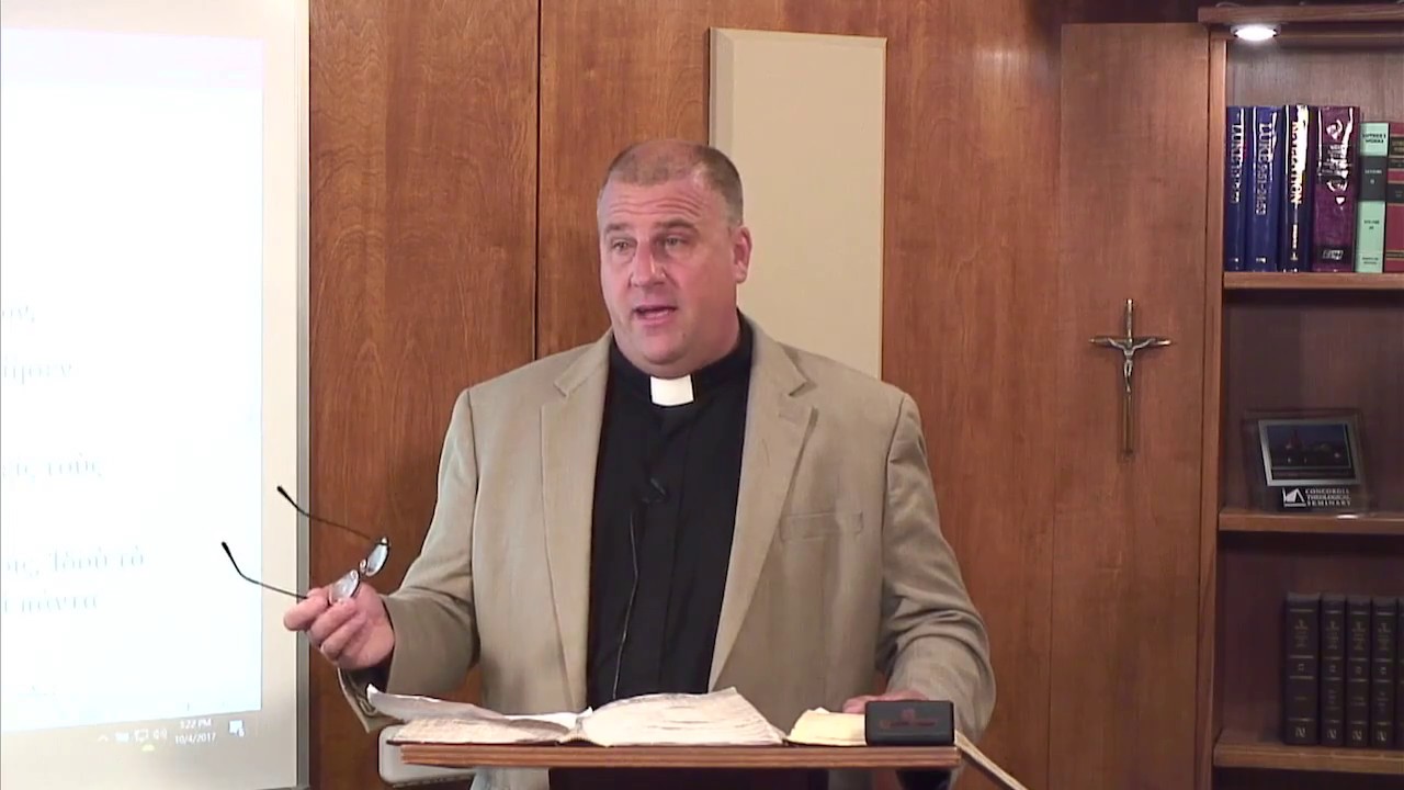 Lectionary Podcast - Proper 23- Series A - Matthew 22:1-14 with Dr. Peter Scaer