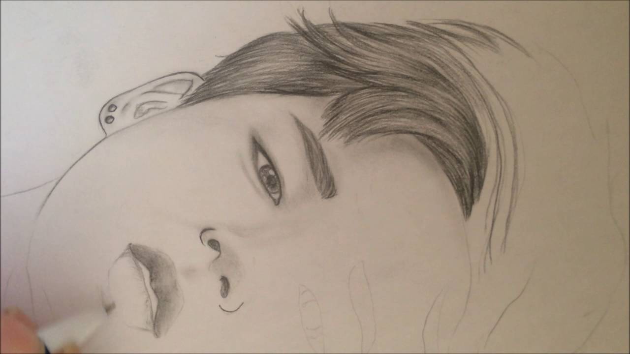 방탄소년단(BTS) 지민 Jimin speed drawing