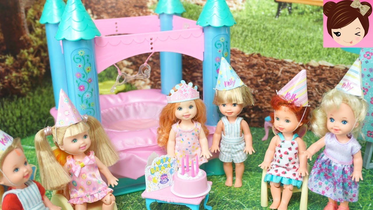 Frozen Anna Toddler Birthday Party with Bounce House & Barbie Photobooth fun