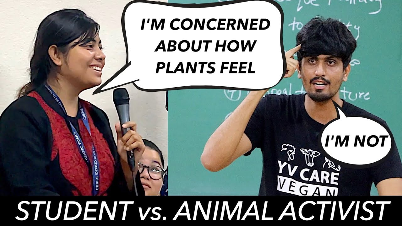 I'm Concerned About How Plants Feel | Why Do Vegans Kill Plants? | Animal Rights Lecture | Q & A