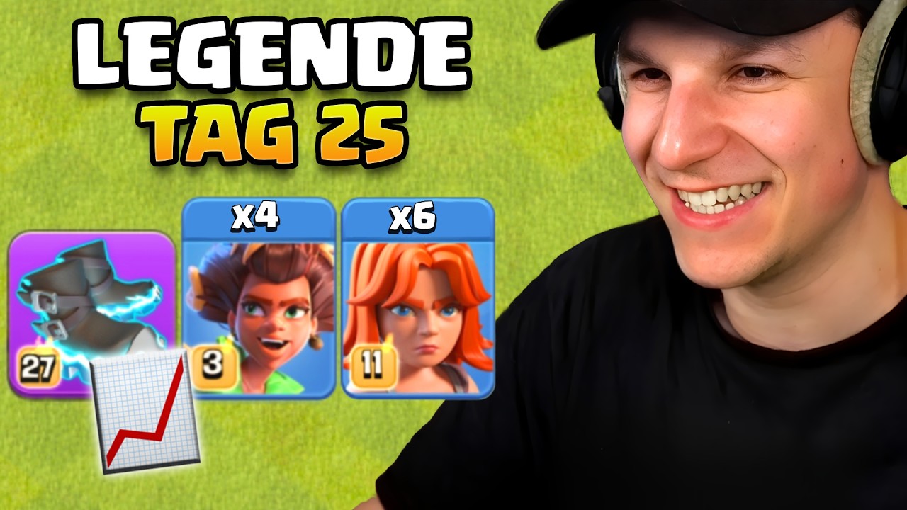 TOP STRATEGIE! 😍 ALLE Angriffe [Tag 25] 🏆 Legenden Liga Push | byHenrik Clash of Clans Highlights