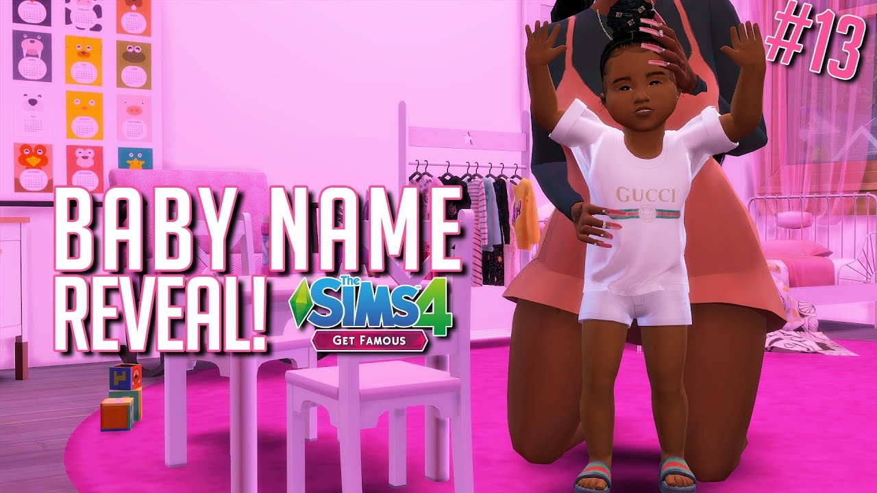Baby Name Reveal! | The Sims 4 Get Famous LP #13