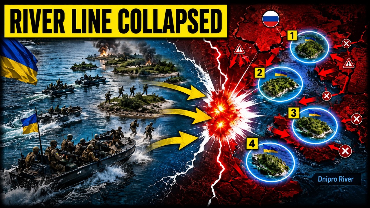 Putin's River Line COLLAPSES as Ukraine SEIZES 4 Strategic Islands