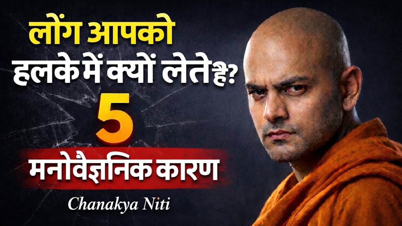लोग आपको हल्के में क्यों लेते हैं? 5 मनोवैज्ञानिक कारण | Chanakya Niti 