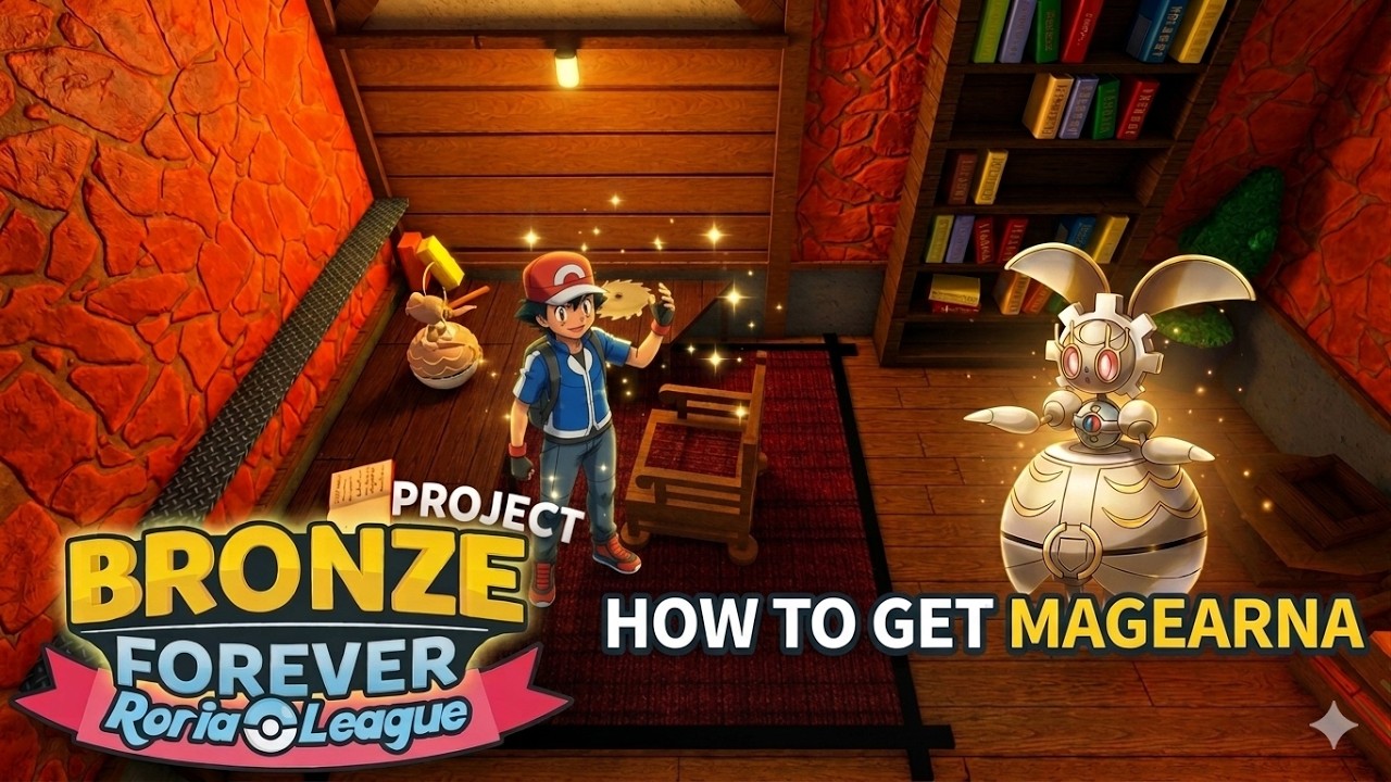 How to catch magearna in Pokemon Brick Bronze [Project Bronze Forever]